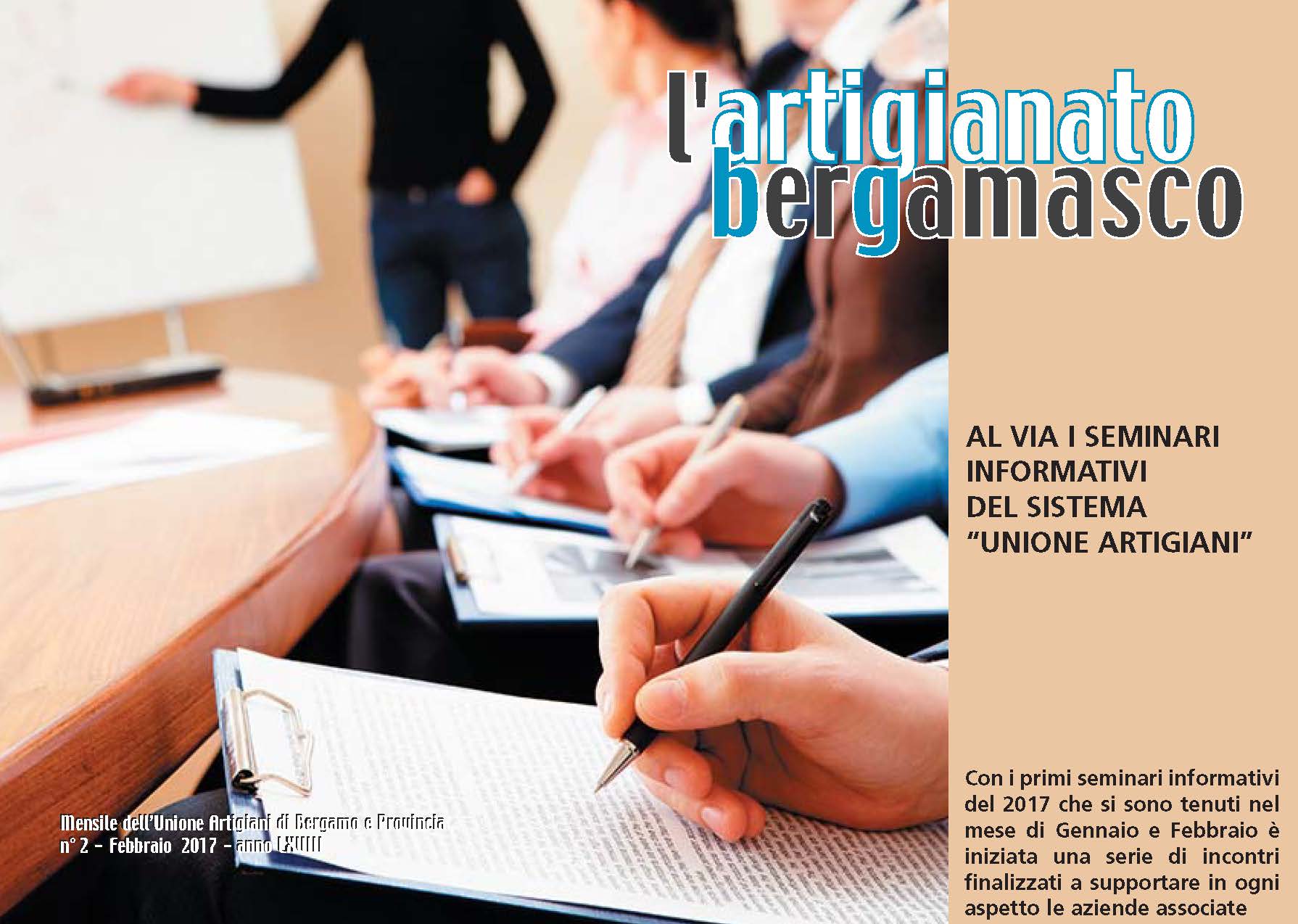 AL VIA I SEMINARI INFORMATIVI DEL SISTEMA 'UNIONE ARTIGIANI'